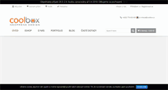 Desktop Screenshot of coolbox.cz