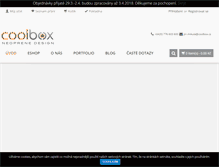 Tablet Screenshot of coolbox.cz